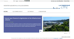 Desktop Screenshot of lafabriquedelacite.com